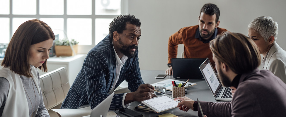 Team-Collaboration-Besprechung