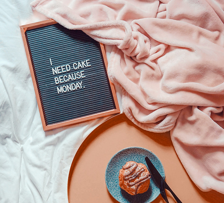 Muffin on Plate