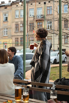 Outdoor Gathering Scene