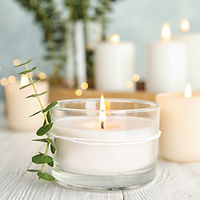 Candles & Plants