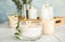 Candles & Plants