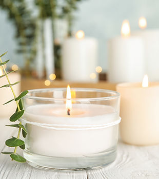 Candles & Plants