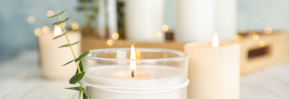 Candles & Plants