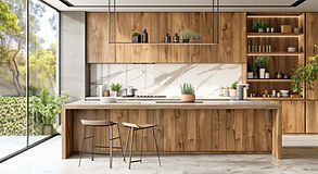 Modern Wooden Kitchen Decor