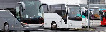 Autobuses estacionados