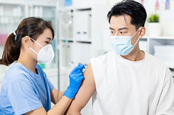 Person Getting Vaccinated