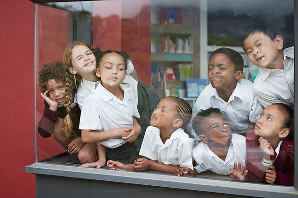 Children Making Faces