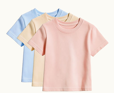 Koszulki w pastelowych kolorach