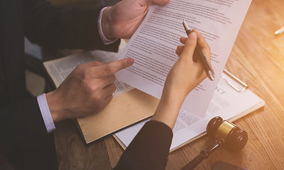 Judges Examining Document