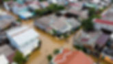 Flood in settlements