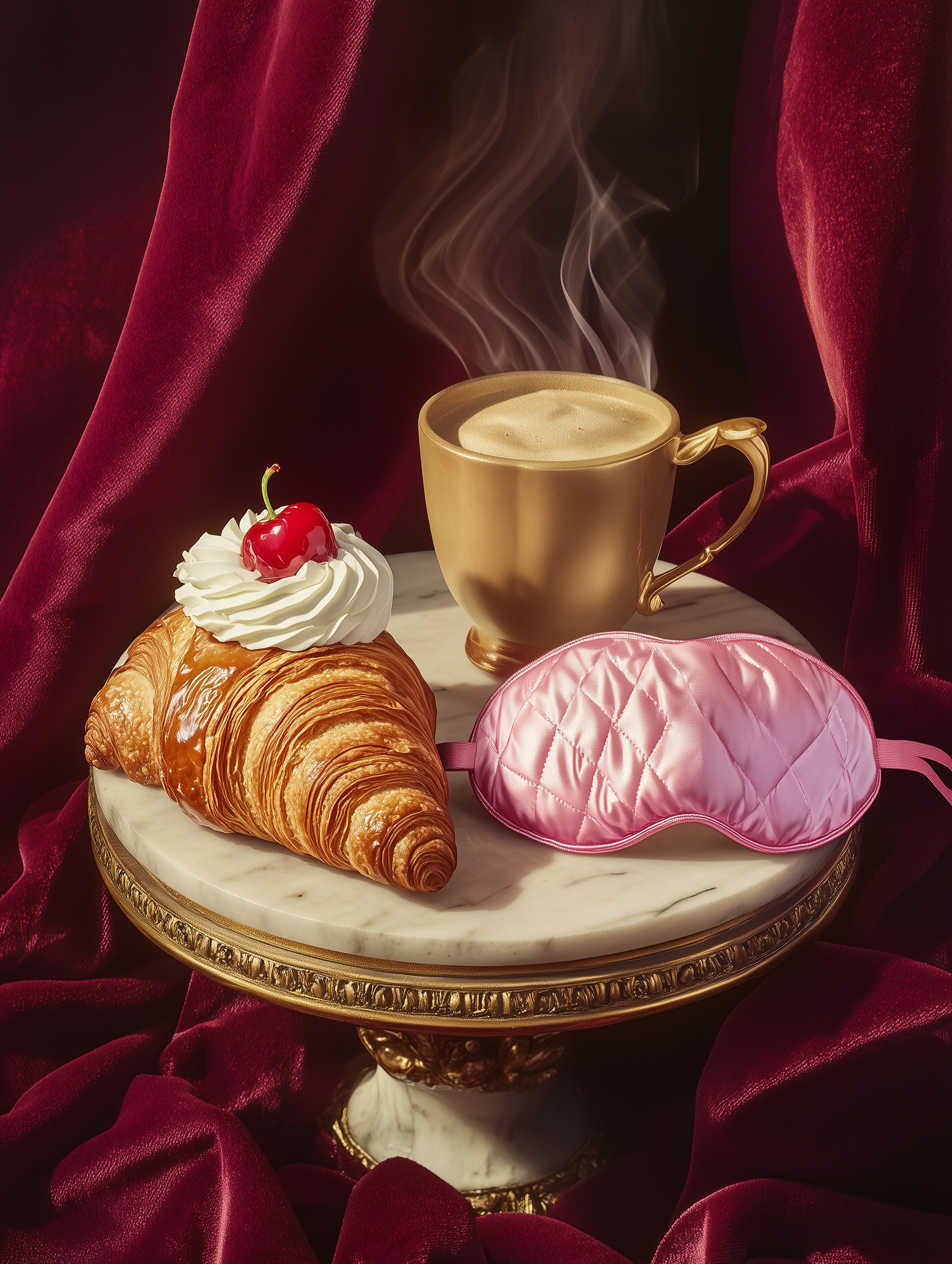 Arranged Food and Objects