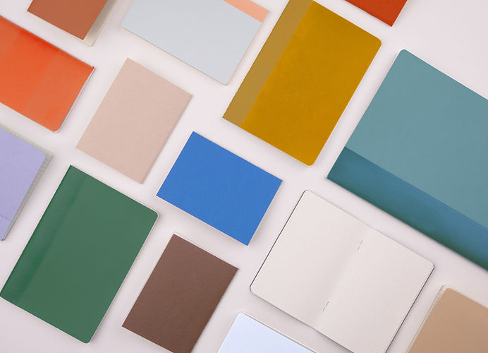 Colorful Notebooks Arrangement