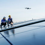Engineers on Solar Roof