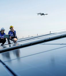 Engineers on Solar Roof