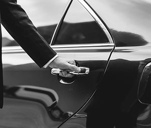 Man opening car door