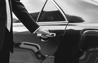 Man opening car door