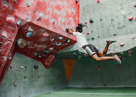 Mur d'escalade extrême