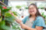 Woman Gardening Smiling