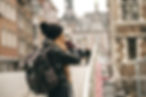 Touriste qui prend des photos