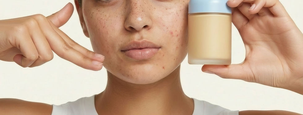 Skincare Product Display