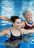 Aerobic Class in Pool