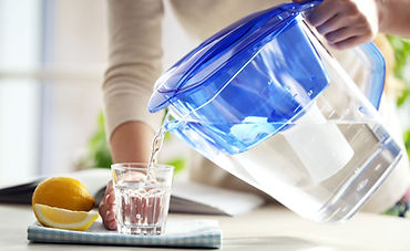 Pouring Filtered Water