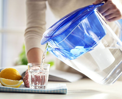 Pouring Filtered Water