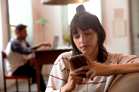 Woman Using Phone