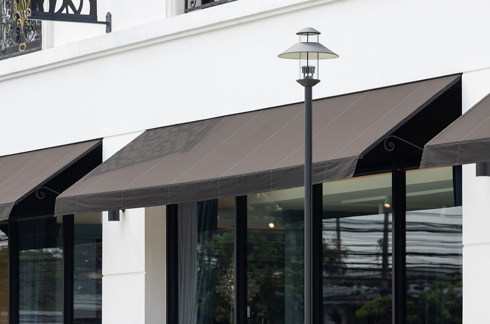 Building With Awnings