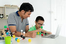 Father Teaching Child