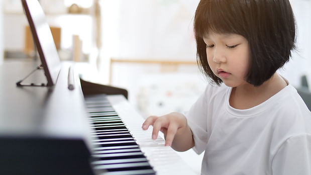 Child Playing Piano