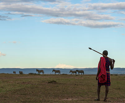 African Masai in Traditional Dress