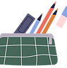 Pencil Case Illustration