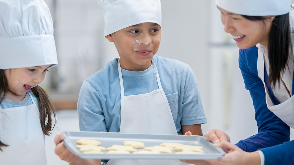 Kids Baking Cookies