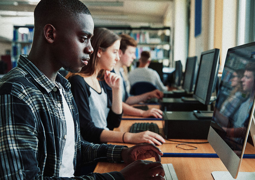 Students Using Computers