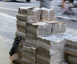 Newspaper bundles