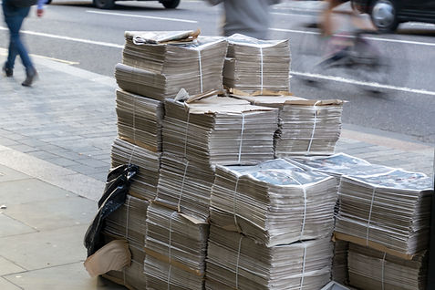 Newspaper bundles