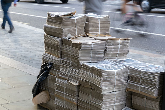 Newspaper bundles