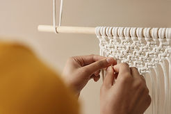 Tissage de macramé