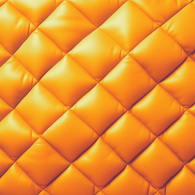 Orange Quilted Texture