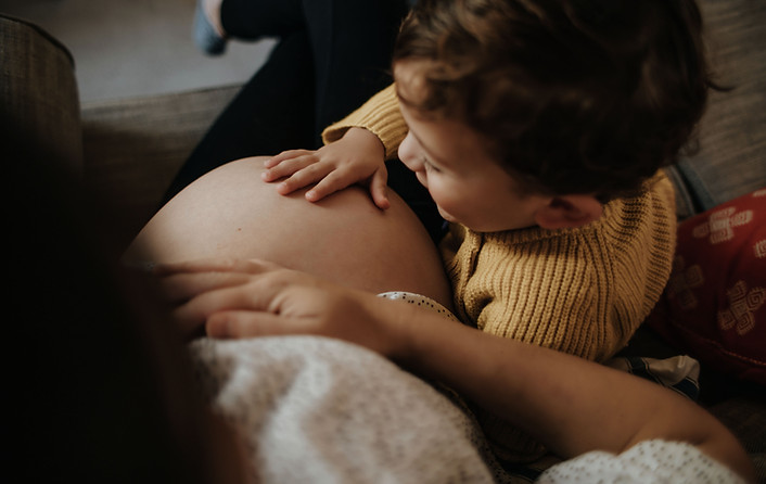 Pregnancy Bonding Moment