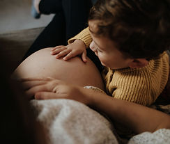 Momento de unión durante el embarazo