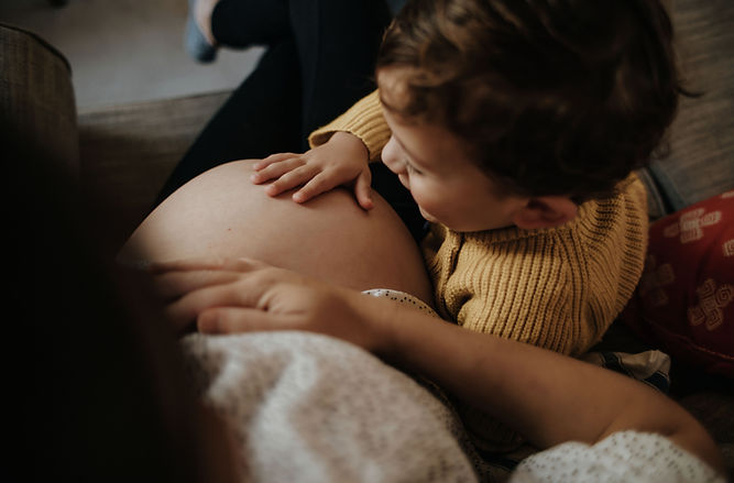 Pregnancy Bonding Moment