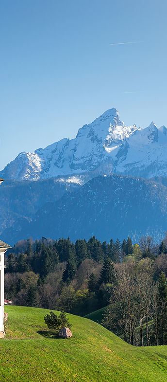 Church in mountain village
