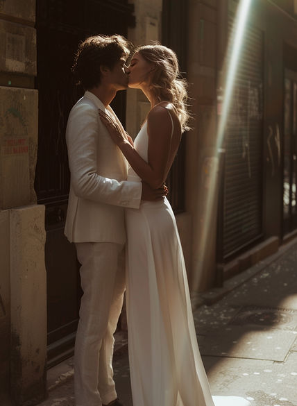 Romantic Wedding Moment