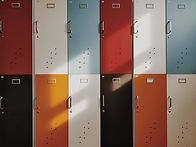 Colorful Storage Lockers