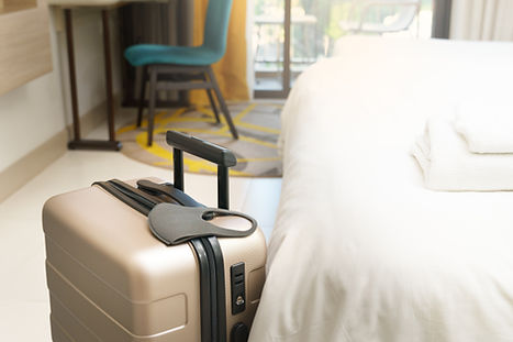 Baggage in Hotel Room