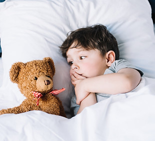 Boy with Teddy Bear