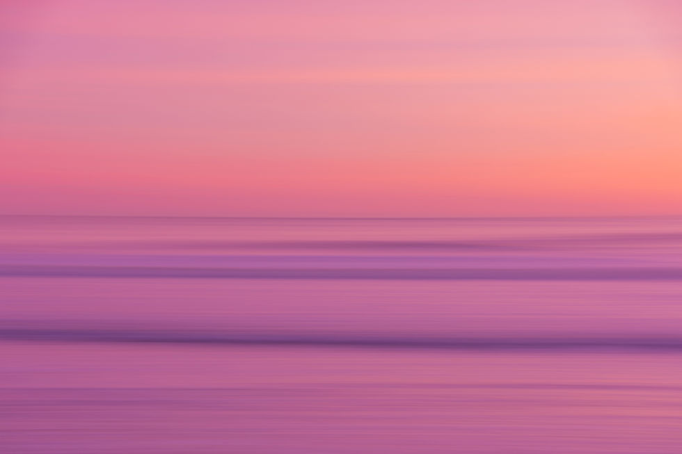 Atardecer sobre el océano