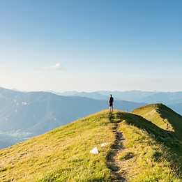 På toppen av berget